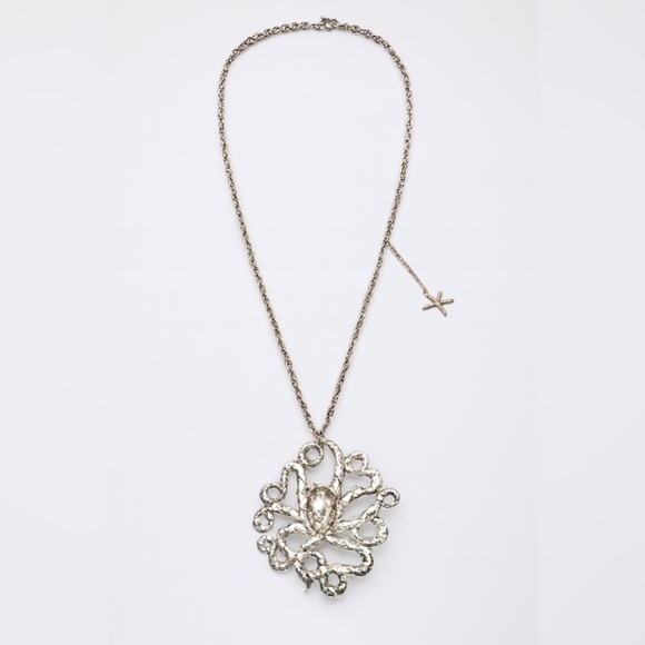 Betsey Johnson Gold Octopus Necklace - Picture 4 of 4